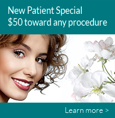 New Patient Special $50 toward any procedure. Learn more.